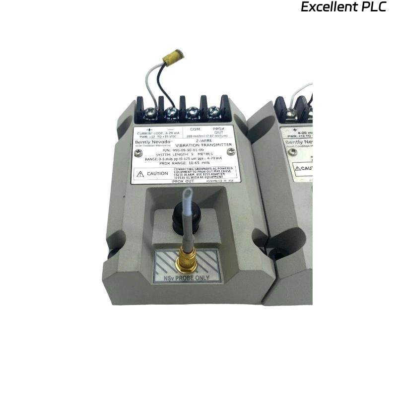 Bently Nevada 990-08-XX-01-05 MOD:165353-01 Vibration Transmitter
