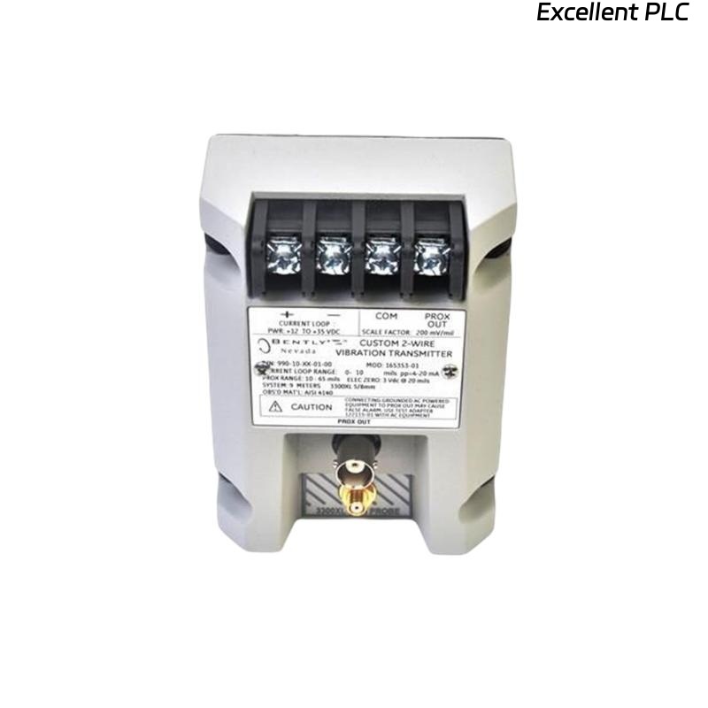 Bently Nevada 990-10-XX-01-05 MOD:165353-01 Vibration Transmitter