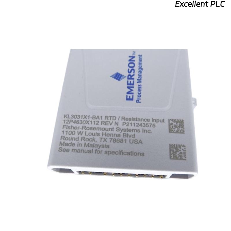 Emerson KL3031X1-BA1 RTD/Resistance Input Module