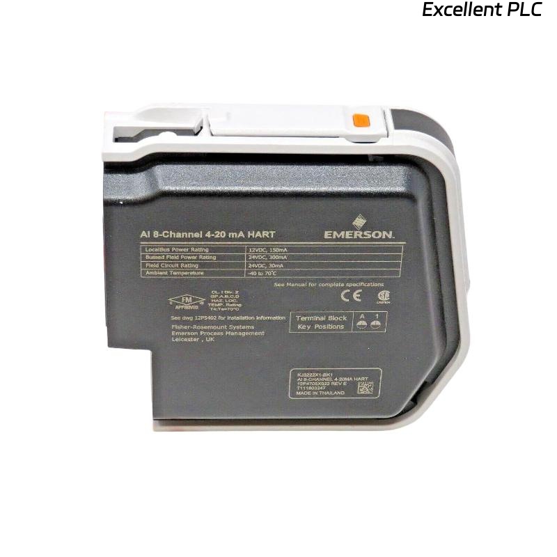 Emerson SE4003S2B5 KJ3222X1-BK1 Input Module with Terminal Block