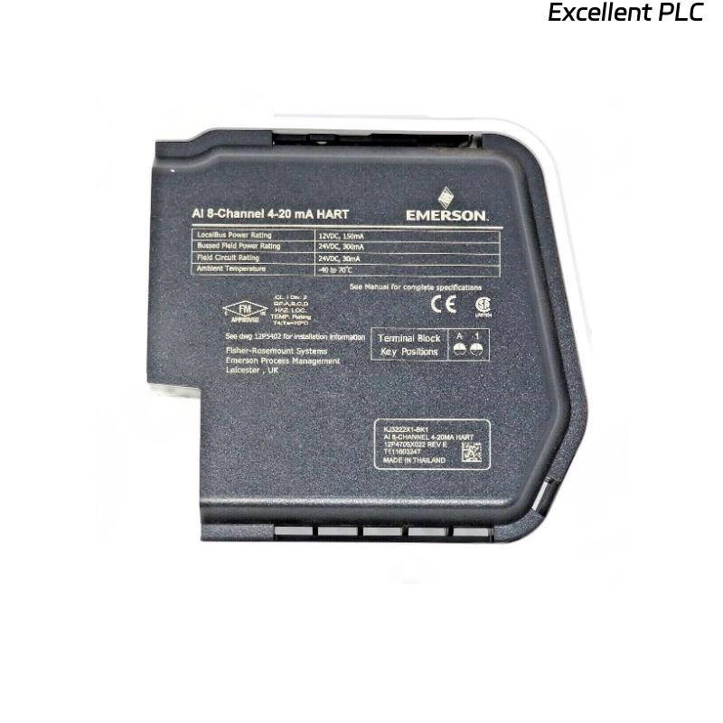Emerson SE4003S2B5 KJ3222X1-BK1 Input Module with Terminal Block