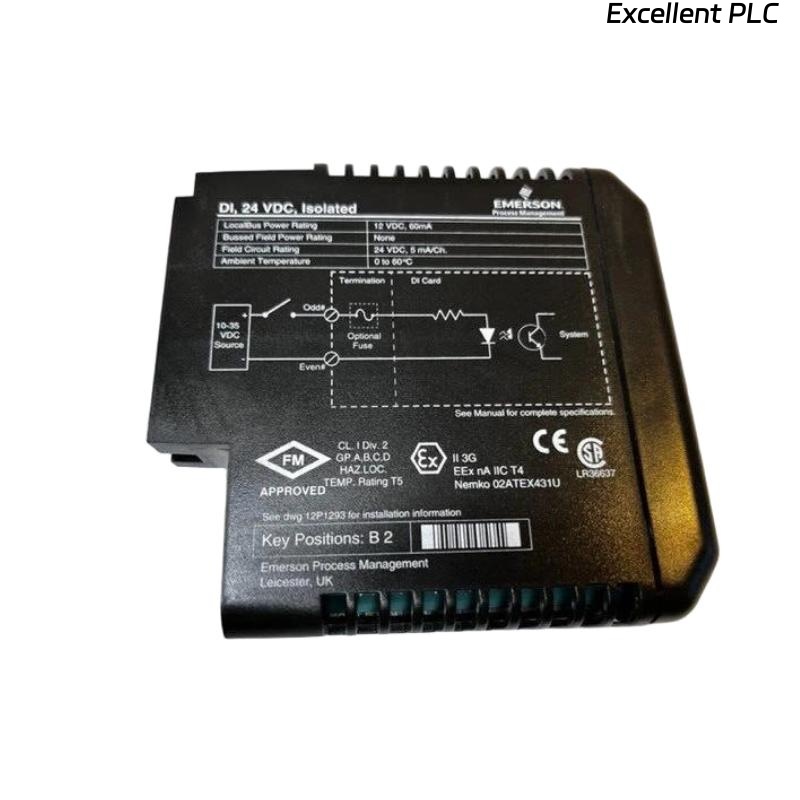 Emerson VE4001S2T2B6 Discrete Input Card