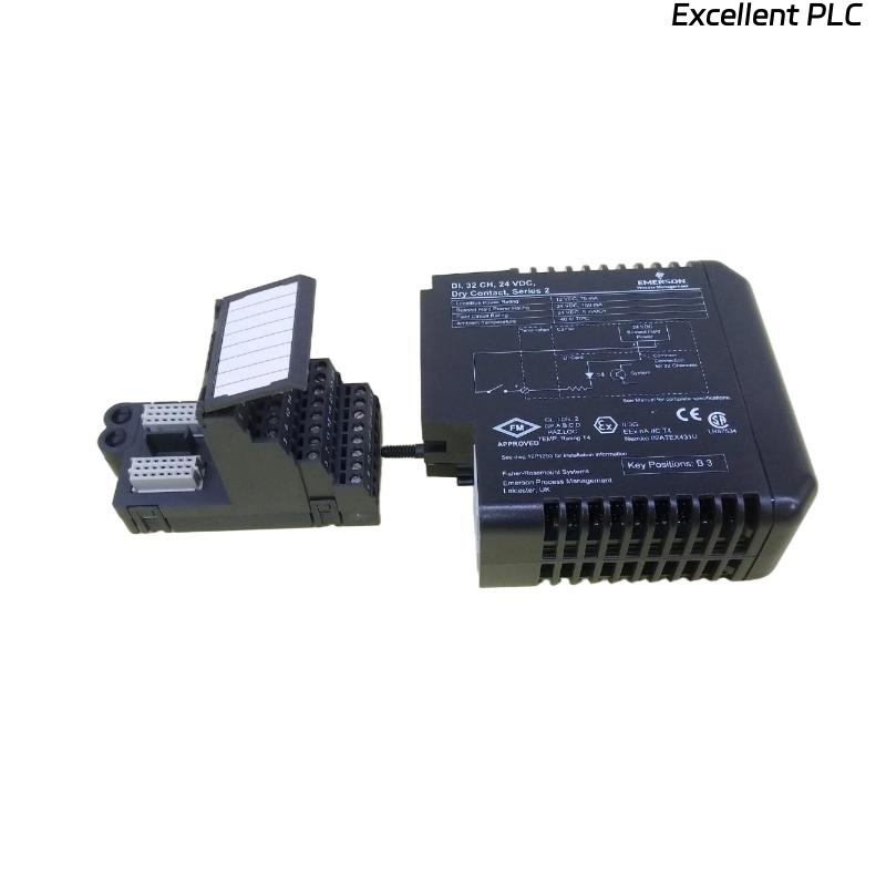Emerson VE4002S1T1B2 KJ3001X1-BG1 + KJ4001X1-CB1 Output Module with Terminal Blocks