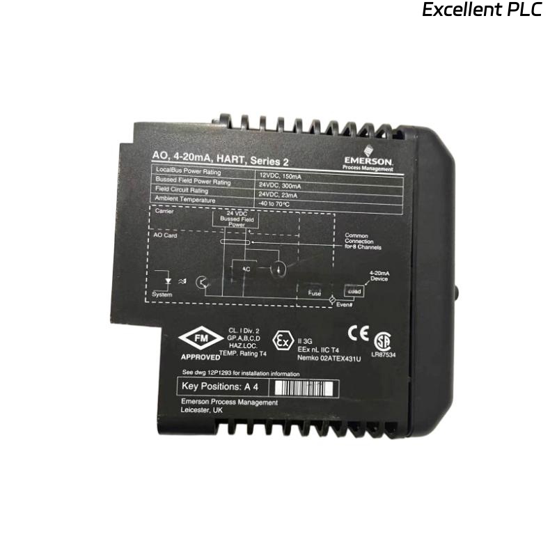 Emerson VE4002S1T2B3 KJ3202X1-BA1 + KJ4001X1-CE1 Output Module with Terminal Blocks