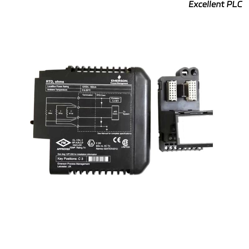 Emerson VE4002S1T2B6 KJ3204X1-BA1 + KJ4001X1-CK1 Output Module with Terminal Blocks