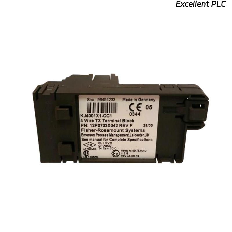 Emerson VE4003S2B3 KJ3222X1-BA1 + KJ4001X1-CC1 Input Module with Terminal Blocks