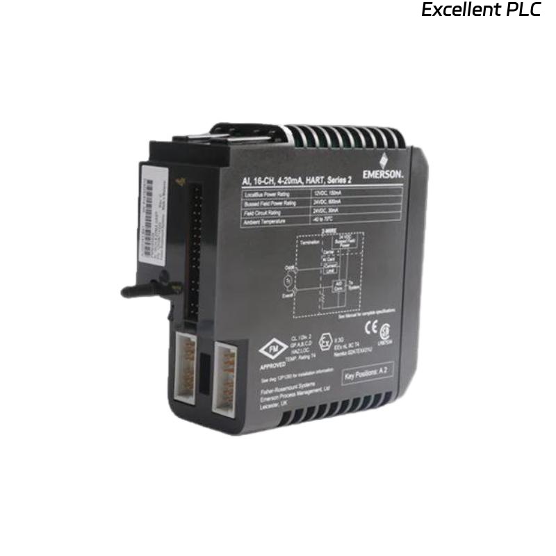 Emerson VE4003S2B9 KJ3223X1-BA1 + KJ3223X1-EA1 Input Module with Terminal Block