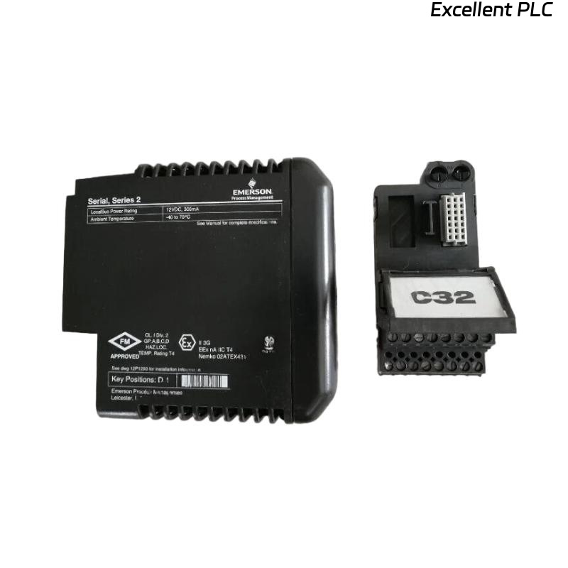 Emerson VE4006P2 KJ3241X1-BA1 + KJ3003X1-EA1 M-Series Serial Interface Card