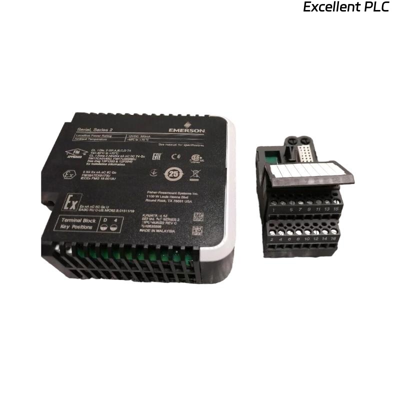 Emerson VE4006P2 KJ3241X1-BA1 + KJ3003X1-EA1 M-Series Serial Interface Card