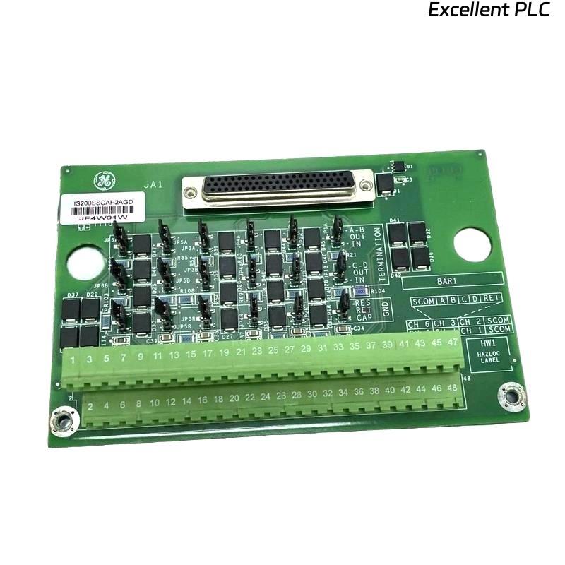 GE IS200SSCAH1A Serial Communication I/O Terminal Board