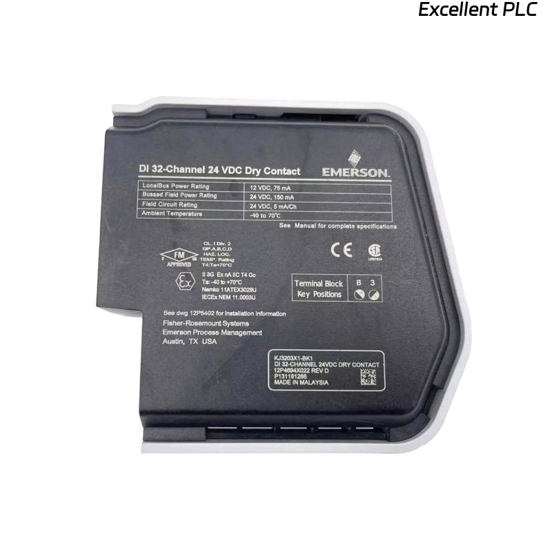 Emerson KJ3203X1-BK1 Dry Contact Card