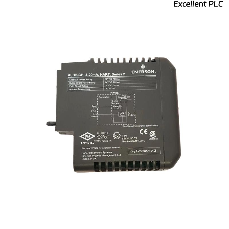 Emerson KJ3223X1-BA1 12P2871X012 Analog Input Module