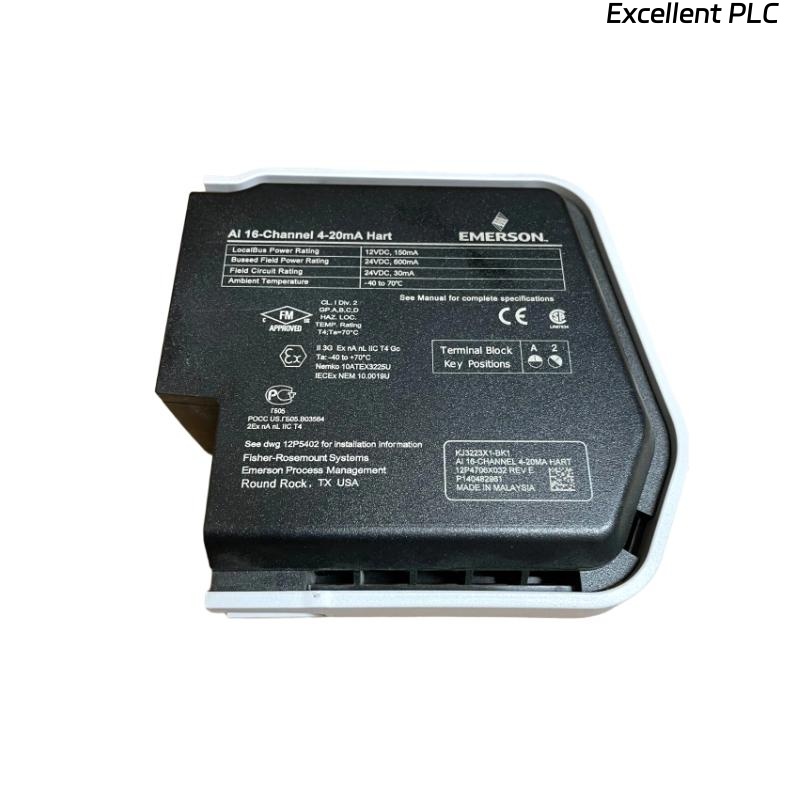 Emerson KJ3223X1-BK1 Analog Input Card