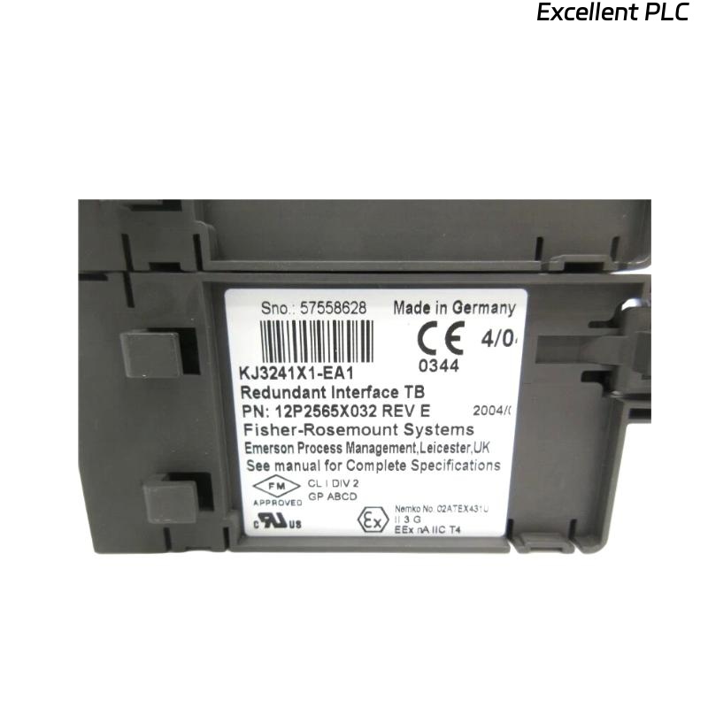 Emerson KJ3241X1-EA1 Redundant Serial Interface Terminal Block
