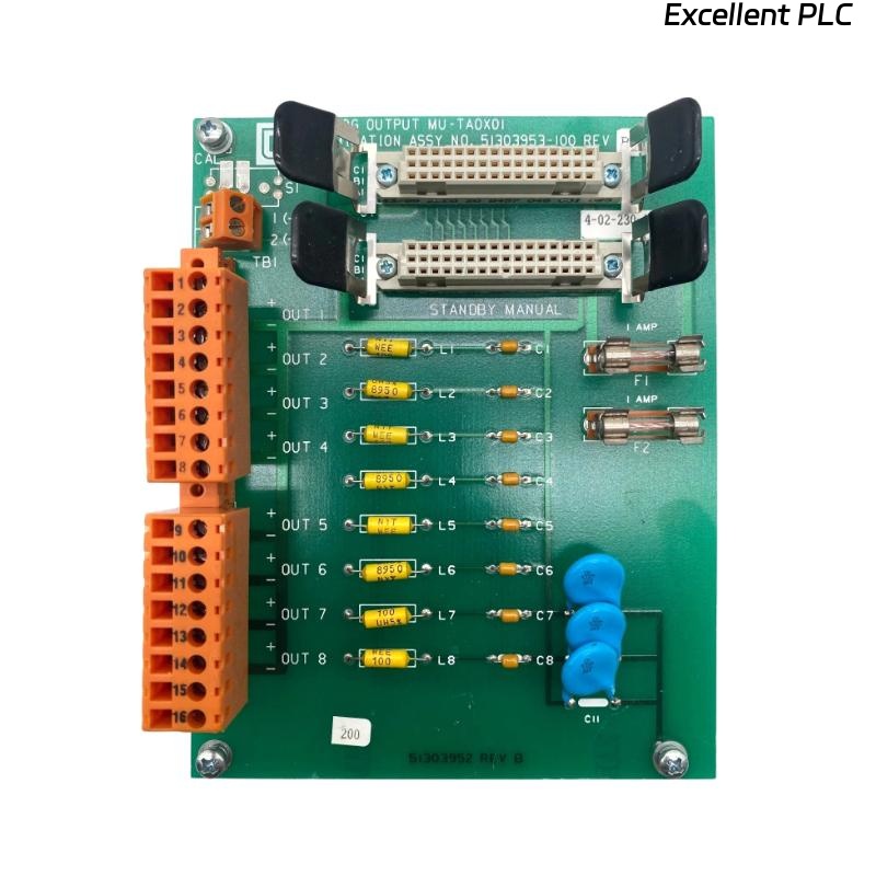 Honeywell MC-TAOX01 MU-TAOX01 51303953-100 Analog Output Termination Module