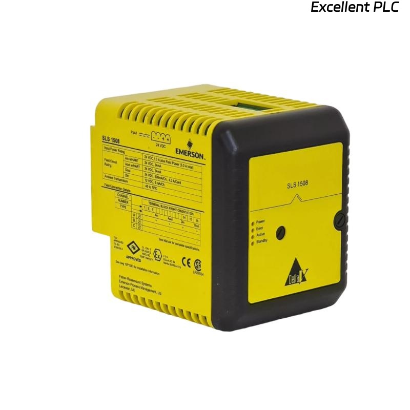 Emerson SLS1508 KJ2201X1-BA1+KJ2201X1-HA1 Intelligent Logic Solver