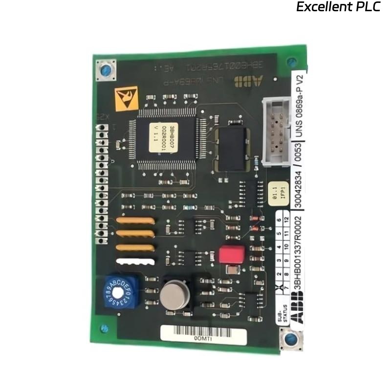 ABB UNS 0869a-P,V2 UNS0869A UNS0869A-P 3BHB001337R0002 Power System Stabiliser