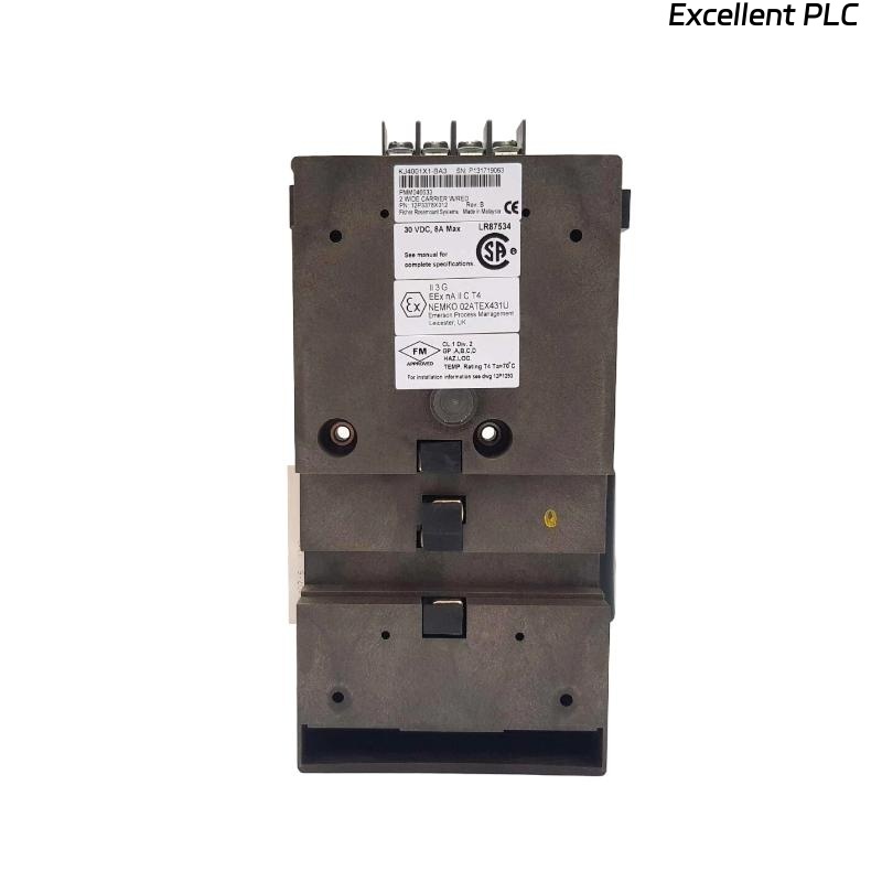 Emerson VE3051C5 2 Wide Horizontal SIS Controller Carrier