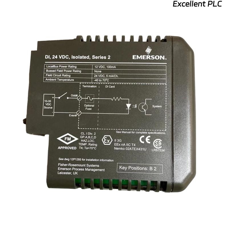Emerson VE4001S3T1B2 Fused I/O Termination Block