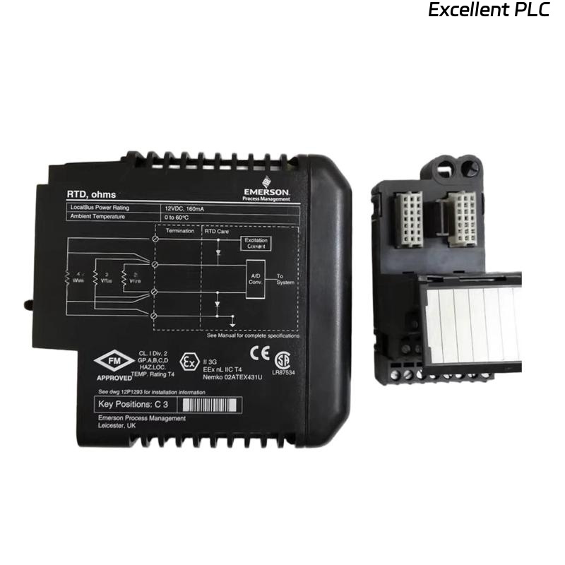 Emerson VE4003S2B1 KJ4001X1-CA1 Analog Input Card