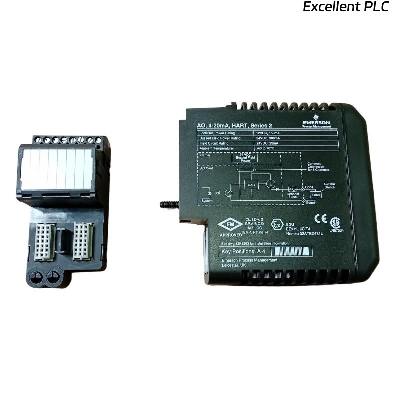 Emerson VE4003S2B9 KJ3223X1-BA1 DeltaV Analog Input Card
