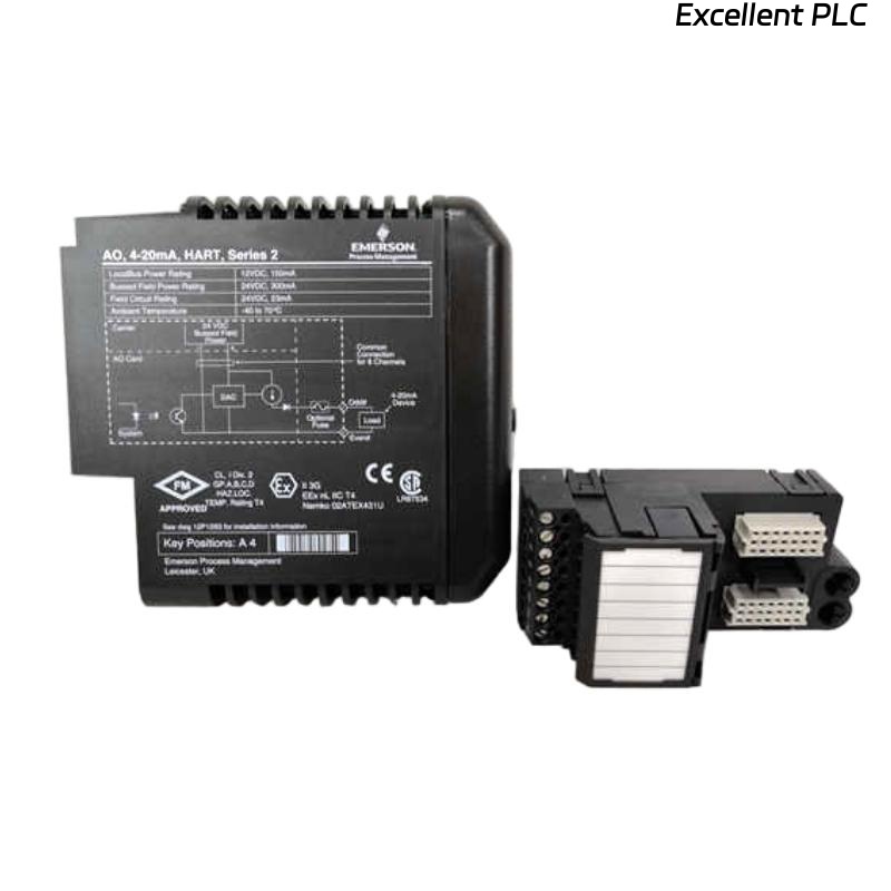 Emerson VE4005S2B5 Analog Output Card