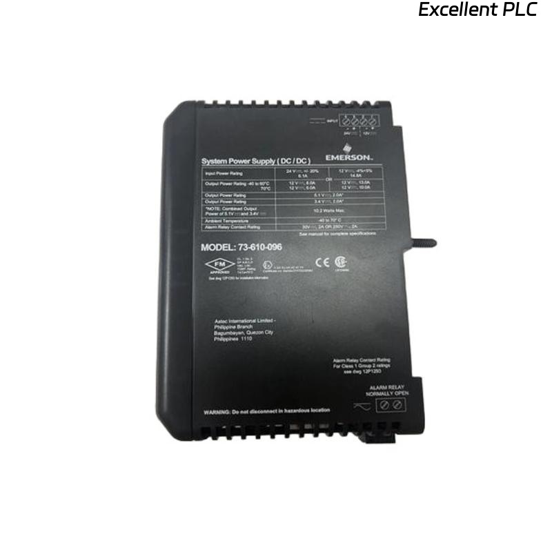 Emerson VE5009 KJ1501X1-BC3 System Power Supply