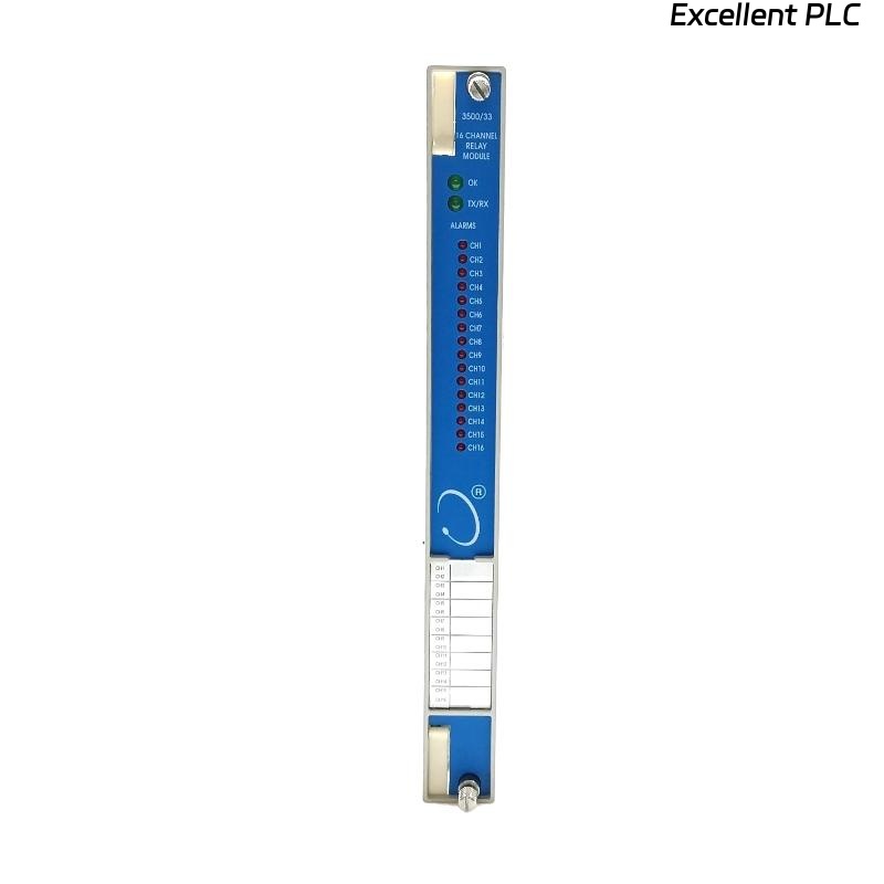 Bently Nevada 3500/33-A01-B00 16-Channel Relay Module
