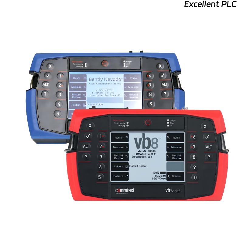Bently Nevada Commtest VB8 Portable Data Collector, Analyzer and Balancer