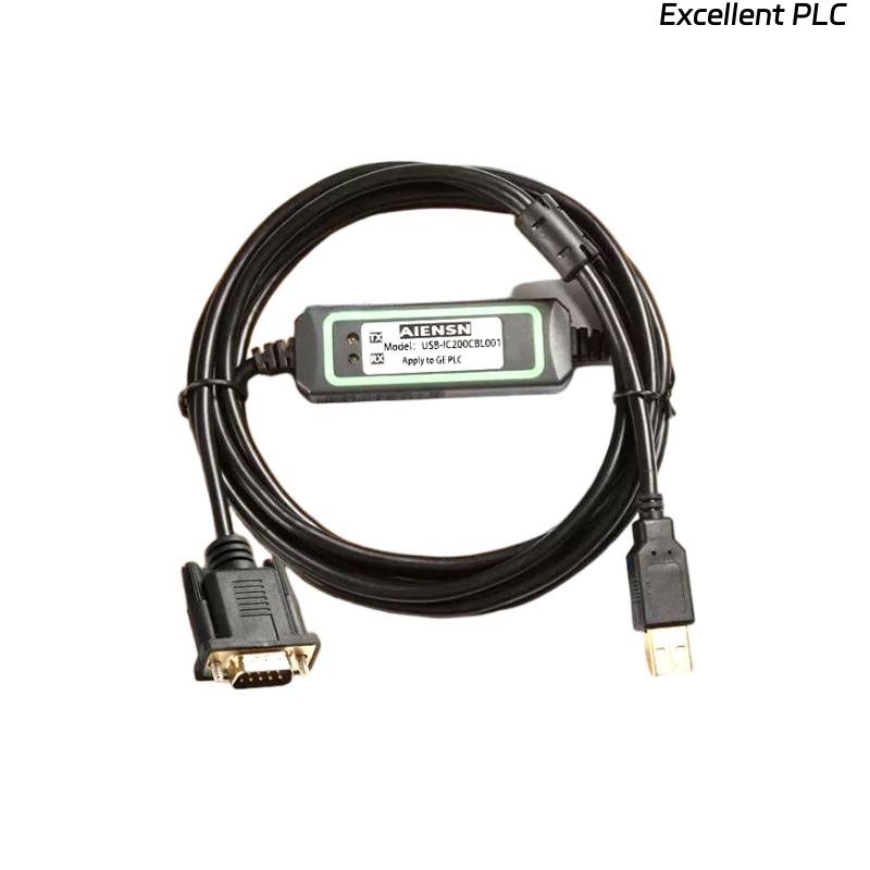 GE IC200CBL001 CPU Programming Cable
