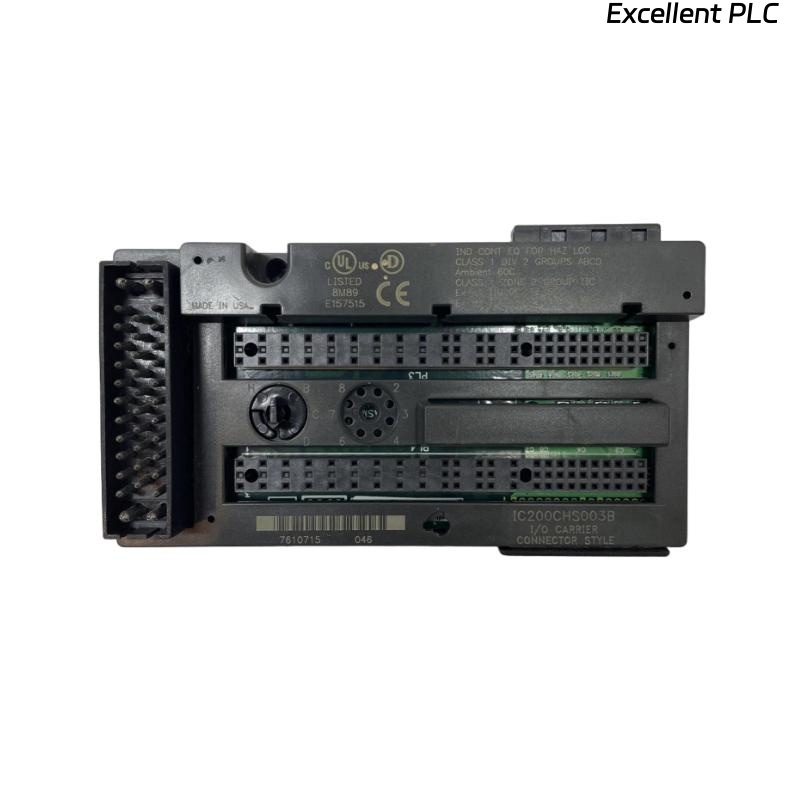 GE IC200CHS003 VersaMax I/O Connector Carrier Style