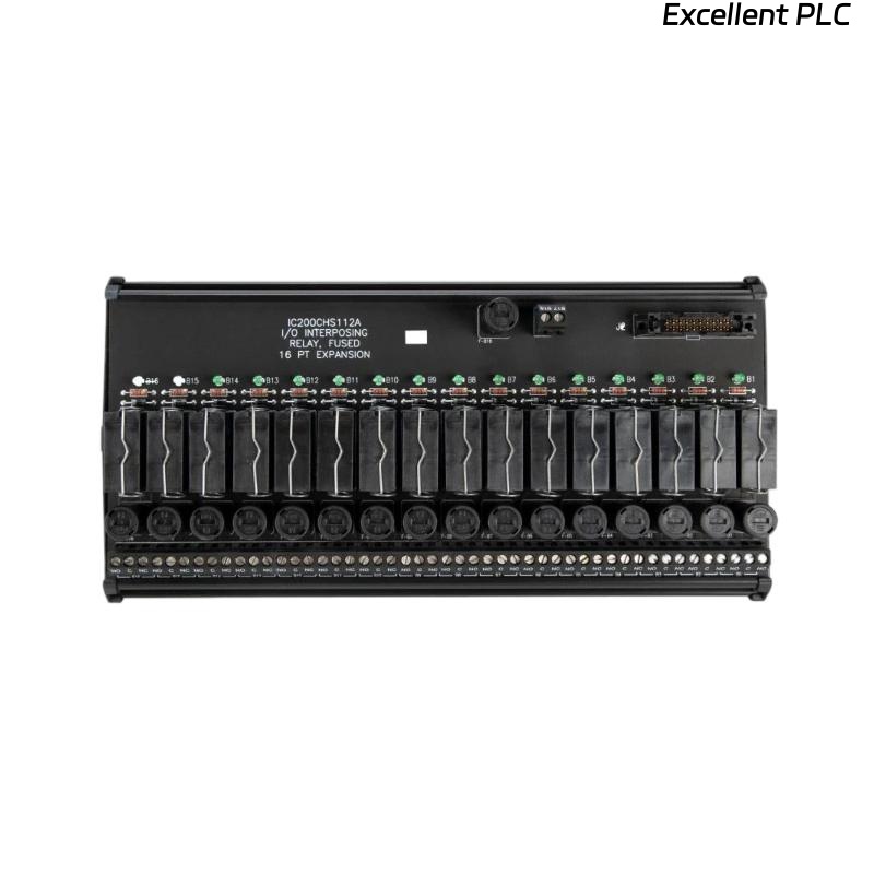 GE IC200CHS112 Relay-style Insertion Input/Output Terminal, Expansion Base
