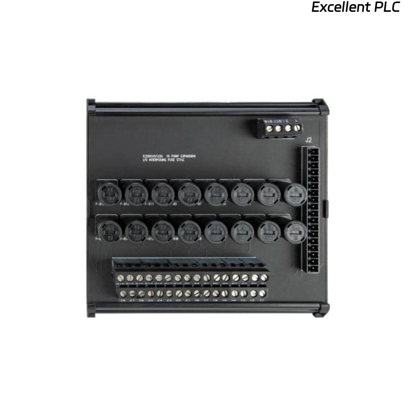 GE IC200CHS122 Fuse-type Intermediate I/O Terminal, Expansion Base
