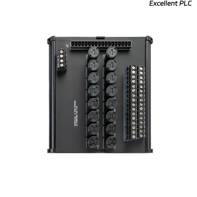 GE IC200CHS122 Fuse-type Intermediate I/O Terminal, Expansion Base