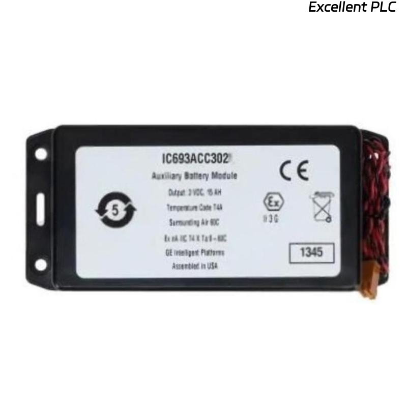 GE Fanuc IC695ACC302 Auxiliary Smart Battery Module