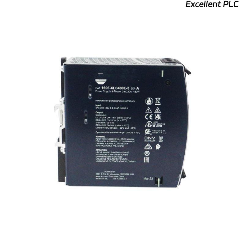 Allen Bradley 1606-XLS480E-3 Power Supply Module