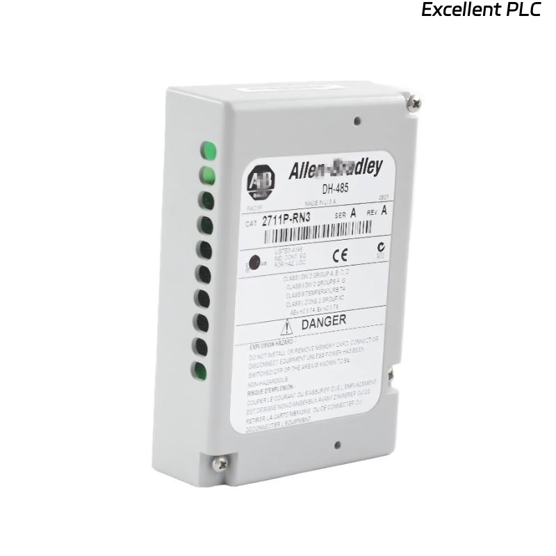 Allen Bradley 2711P-RN3 Communication Module — DH-485 Interface for PanelView Plus