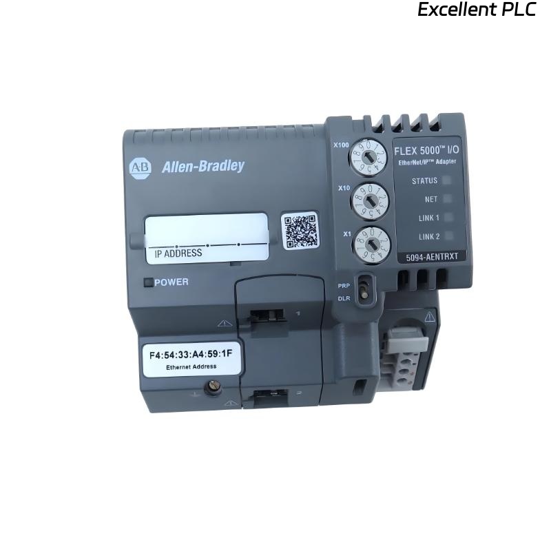 Allen Bradley 5094-AENTRXT Communication Adapter Module – High-Speed EtherNet/IP Redundant Bridge