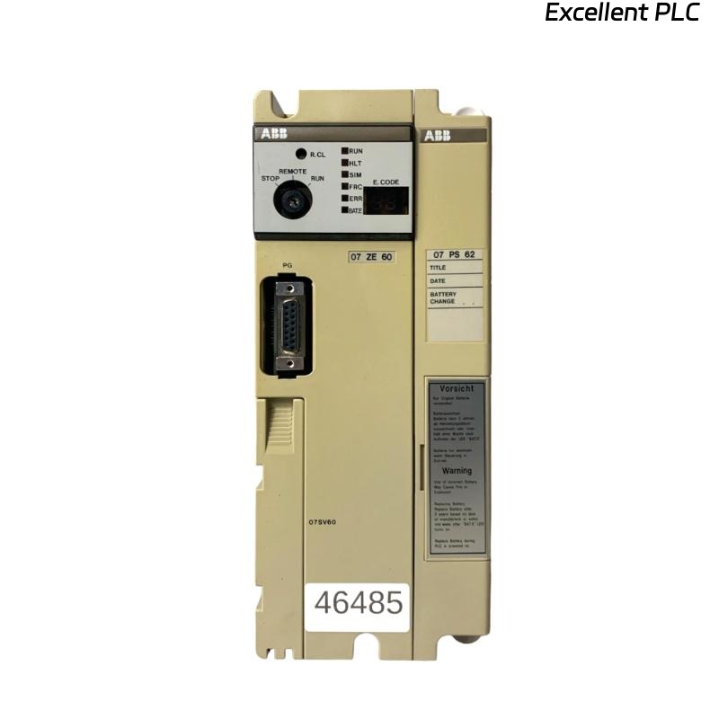ABB 07ZE60R302 (GJV3074320R302) Fault Diagnosis & Repair Manual