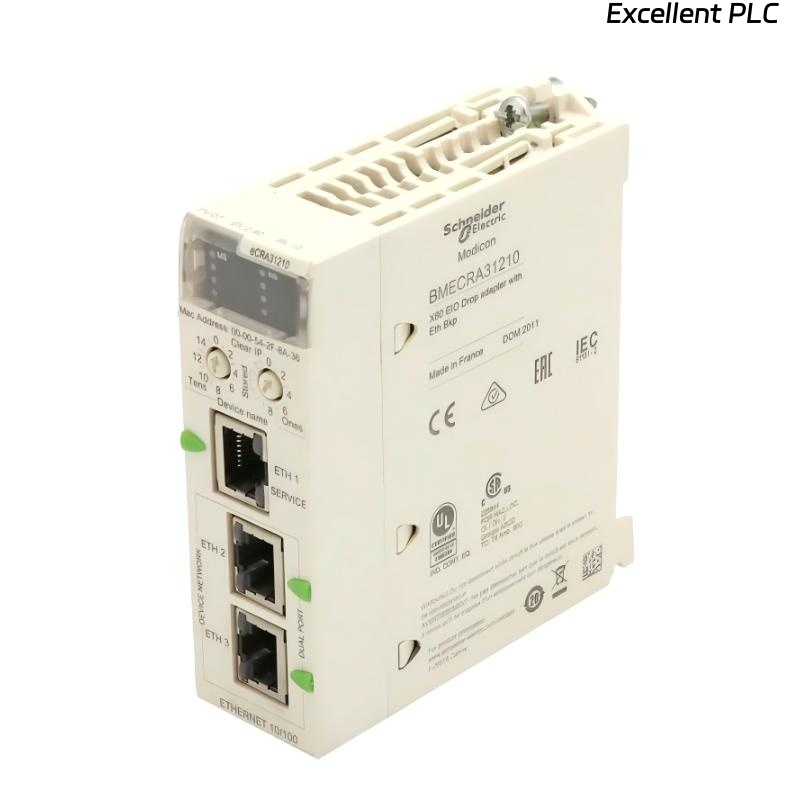 Schneider BMECRA31210 Ethernet Remote Rack Communication Module