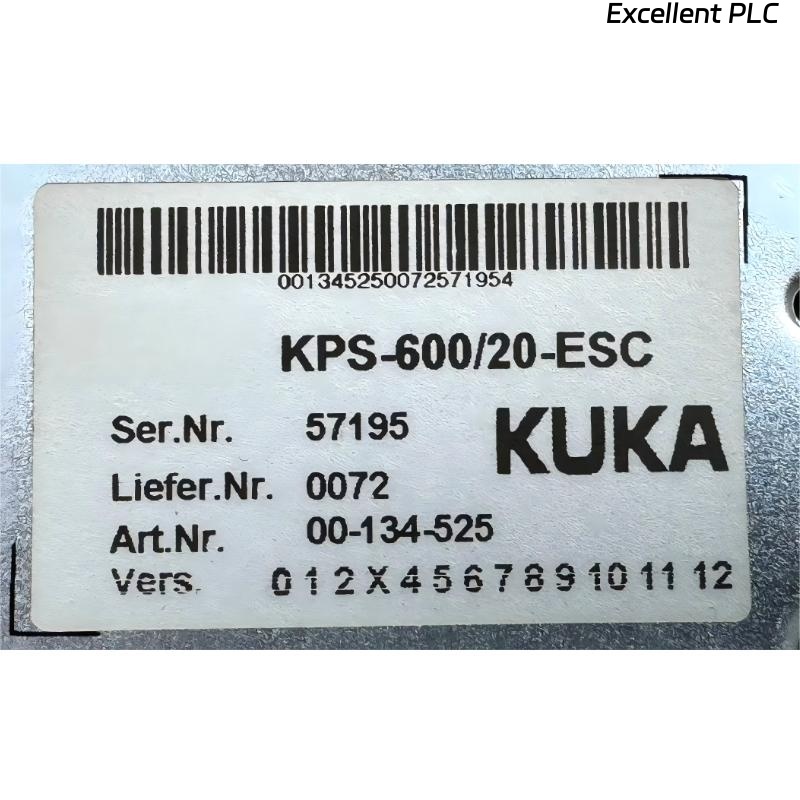 ABB (KUKA) KPS-600/20-ESC E93DE143E4B531 00-134-525 Servo Driver Power
