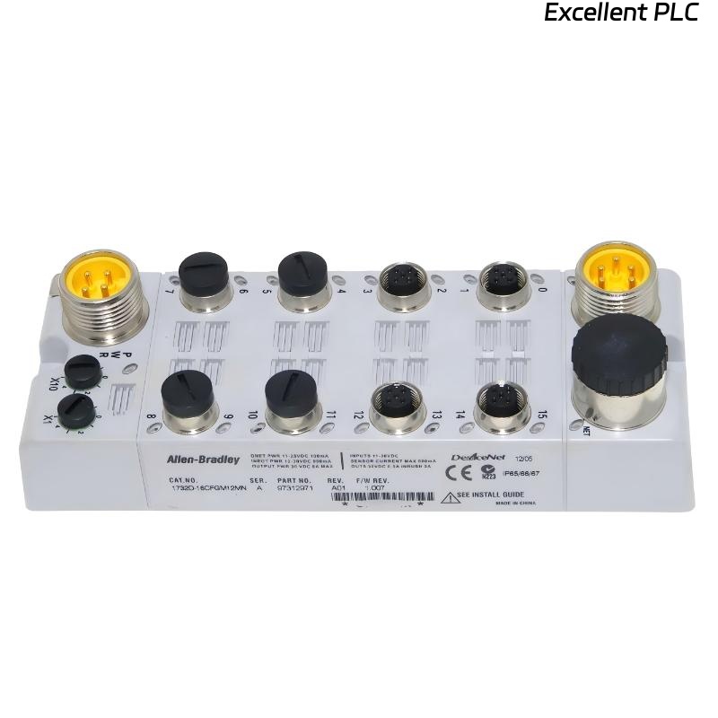 Allen Bradley 1732D-16CFGM12MN DeviceNet I/O Module