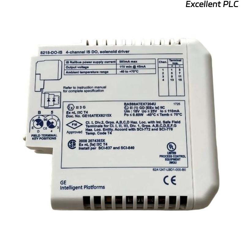 GE 8215-DO-IS 4 Channel Discrete Output Module