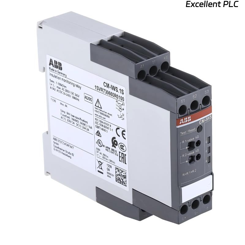 ABB CM-IWS.1S 1SVR730660R0100 Insulation Monitoring Relay