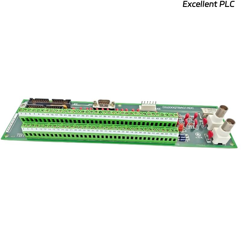 GE DS200QTBAG1ADC Analog I/O Terminal Board