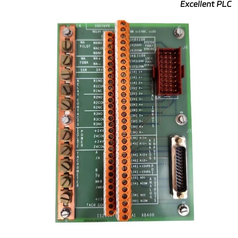 GE IS200ATBAG1BAA1 Application Input/Output Terminal Board