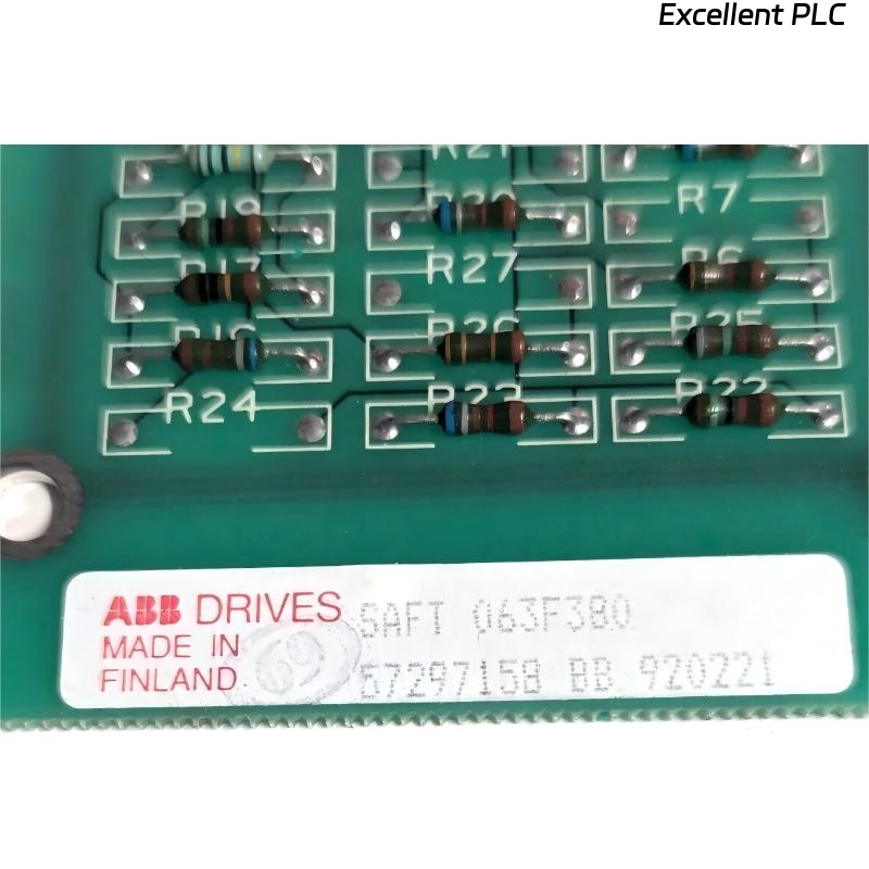 ABB SAFT 063F380 57297158 Power Adjustment Card