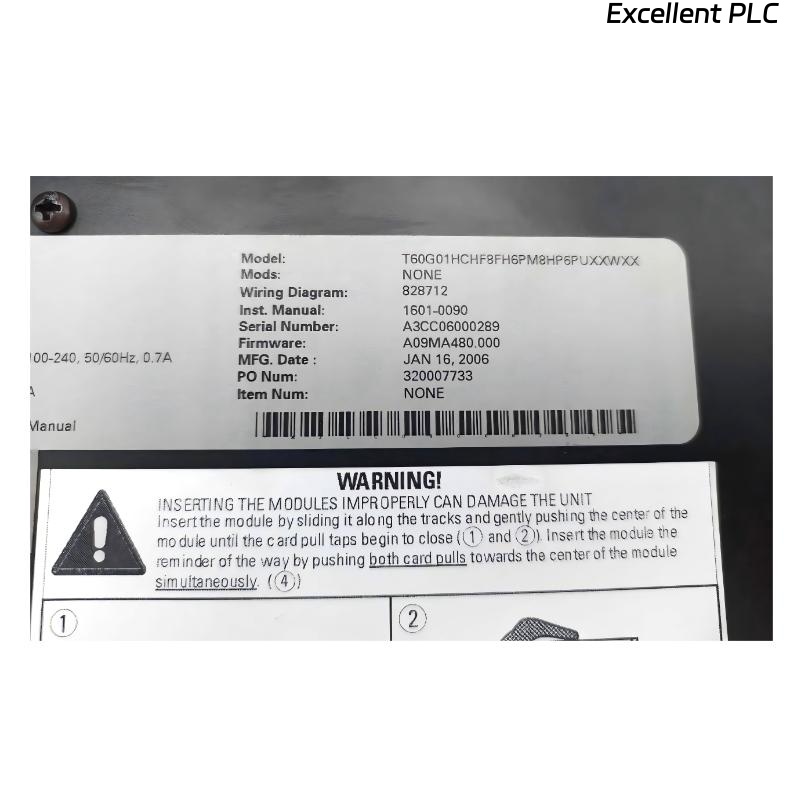 GE T60G01HCHF8FH6PM8HP6PUXXWXX Transformer Management Relay Front Panel