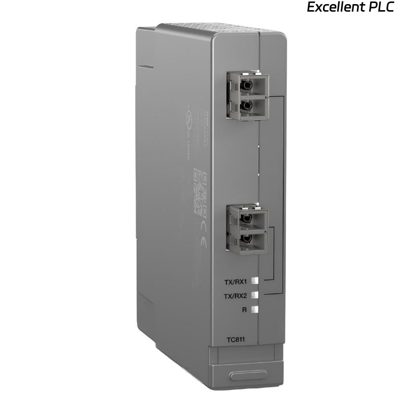 ABB TC811 3BSE078714R1 Ethernet Adapter for Fiber Optic Media