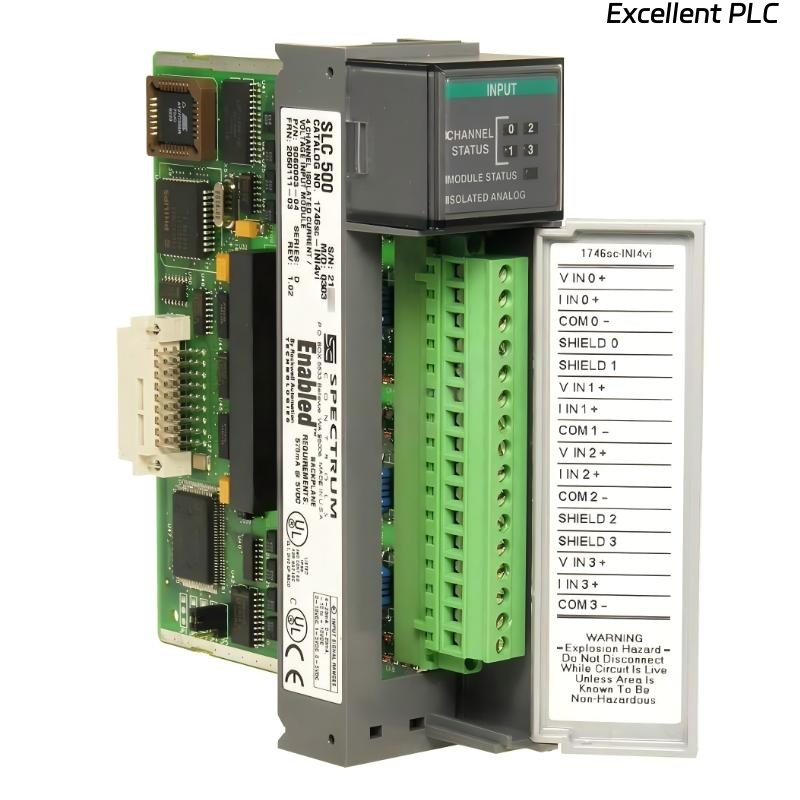 Allen Bradley 1746SC-INI4VI Isolated Analog Input Module